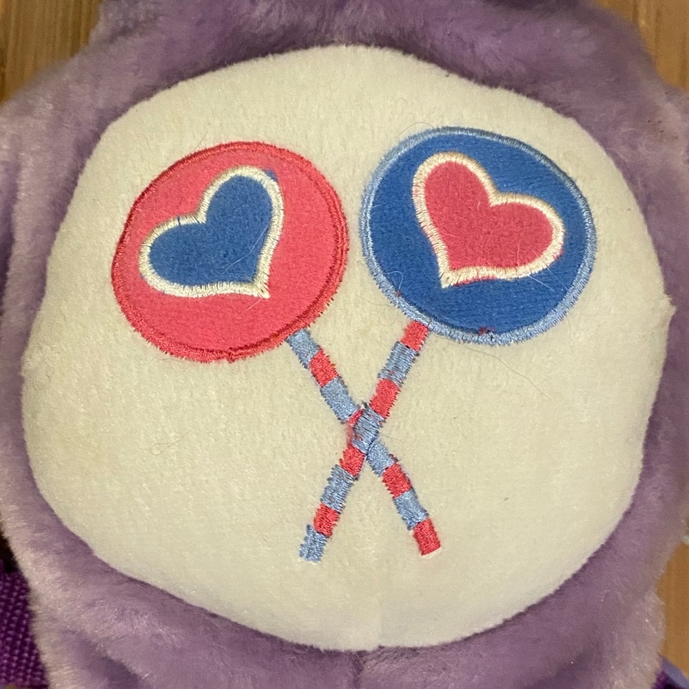 2003 Care Bears’ Share Bear Plush Backpack View 4